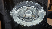 Load image into Gallery viewer, Vintage 1976 Bicentennial Liberty Bell Glass Platter – Commemorative “1776–1976 Declaration of Independence” Collector Serving Tray
