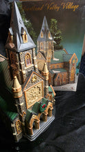 Load image into Gallery viewer, Heartland Valley Village – Illuminated Porcelain Cathedral Church | Hand-Painted Holiday Collectible
