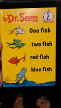 Load image into Gallery viewer, Vintage 1988 Dr. Seuss &quot;One Fish Two Fish Red Fish Blue Fish&quot; Beginner Book - Excellent Condition
