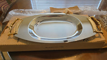 Load image into Gallery viewer, Vintage Kromex Relish Server – Mid-Century Chrome &amp; Gold Holiday Giftware (NOS in Box)
