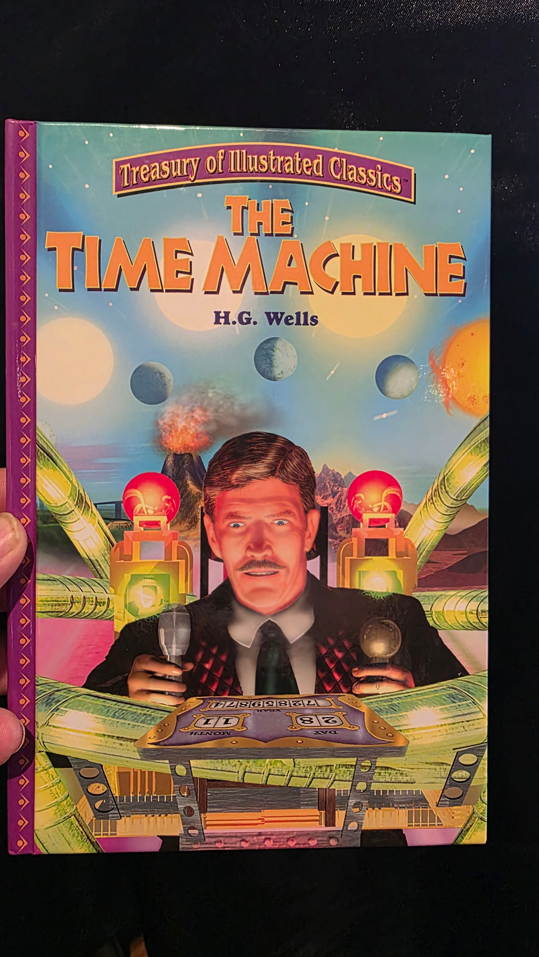 The Time Machine by H.G. Wells, Treasury of Illustrated Classics, Hardcover