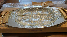 Load image into Gallery viewer, Vintage Kromex Relish Server – Mid-Century Chrome &amp; Gold Holiday Giftware (NOS in Box)

