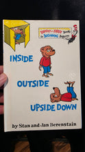 Load image into Gallery viewer, Vintage 1968 Berenstain Bears &quot;Inside, Outside, Upside Down&quot; Children&#39;s Book Hardcover - Treasures of Bako
