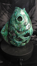 Load image into Gallery viewer, Vintage Glazed Ceramic Fish Lantern | Ocean-Inspired Art Pottery Candle Holder
