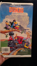 Load image into Gallery viewer, Dumbo Black Diamond VHS Tape – Walt Disney&#39;s The Original Animated Classic 1989 Edition, Collectible Retro Film
