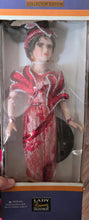 Charger l&#39;image dans la galerie, Lady Brianna Collector Edition Porcelain Doll – Red Sequin Lace Gown with Stand &amp; Original Box (New in Box)
