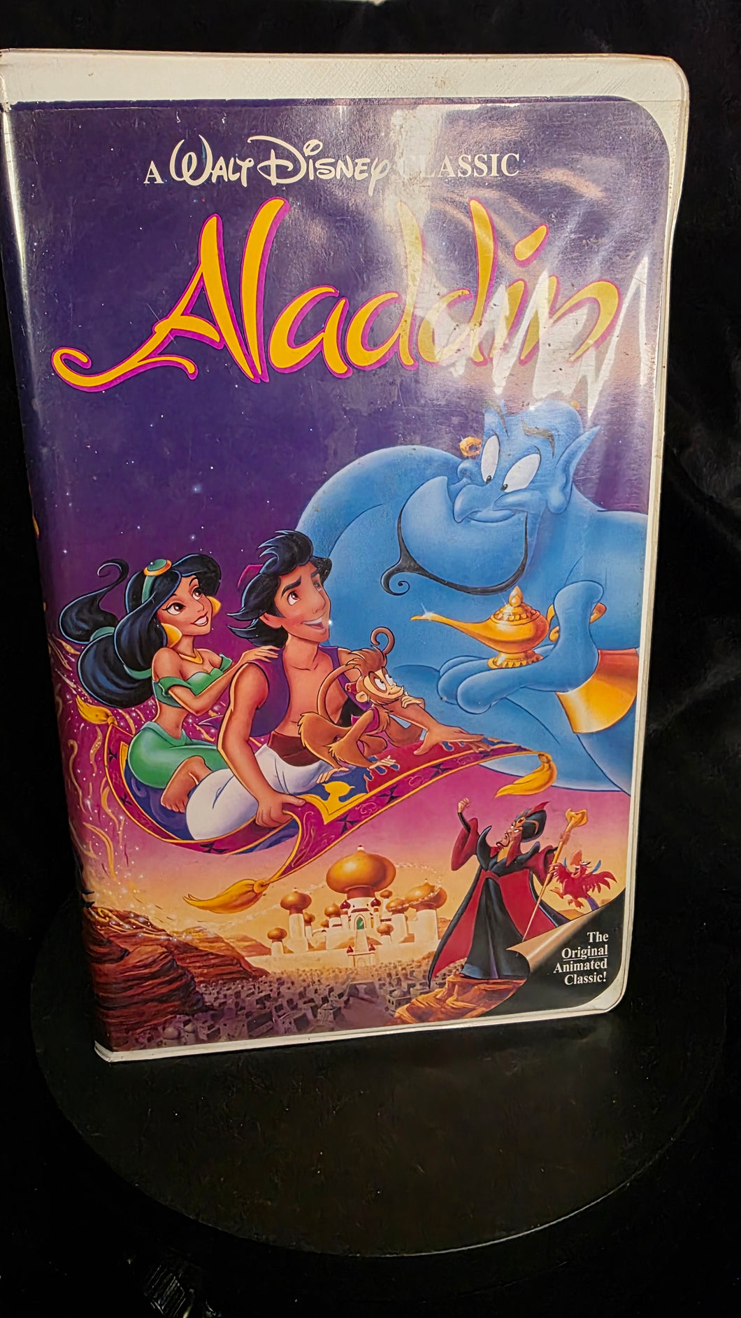 Rare Vintage Walt Disney’s Aladdin Black Diamond Edition VHS (1992) – The Classics Collection Iconic 90s Disney Treasure