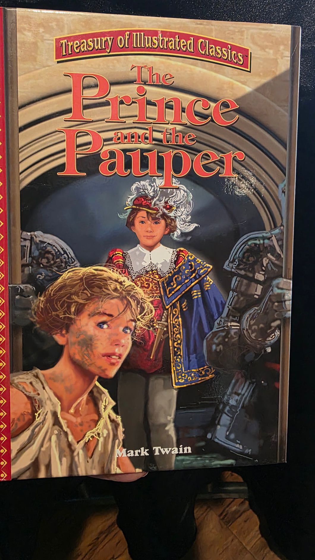 Treasury of Illustrated Classics: The Prince and the Pauper by Mark Twain - Hardcover Book for Young Readers