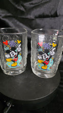 Load image into Gallery viewer, Vintage Walt Disney World Millennium Celebration Glasses (Pair, 2000) — Mickey Fireworks &amp; Magic Kingdom Relief
