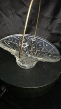 Load image into Gallery viewer, Avon Vintage Clear Pressed Glass Basket with Gold Metal Handle
