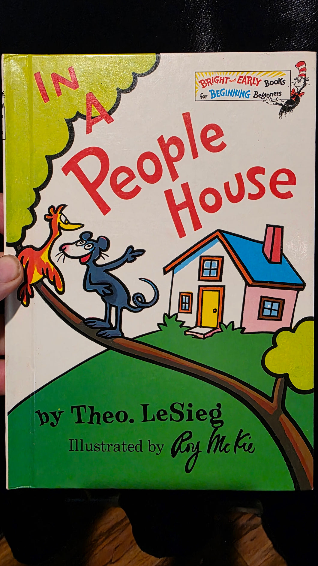 In a People House by Theo. LeSieg (Dr. Seuss) Vintage 1972 Hardcover Children's Book