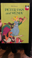 Load image into Gallery viewer, Vintage 1981 Walt Disney&#39;s Peter Pan and Wendy Book, First American Edition, Random House
