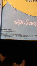 Load image into Gallery viewer, Vintage 1988 Dr. Seuss &quot;One Fish Two Fish Red Fish Blue Fish&quot; Beginner Book - Excellent Condition
