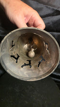 将图片加载到图库查看器，1996 International Silver Co. Hand-Made Silver-Plated Christmas Bell – Reindeer Finial &amp; Cutout Design
