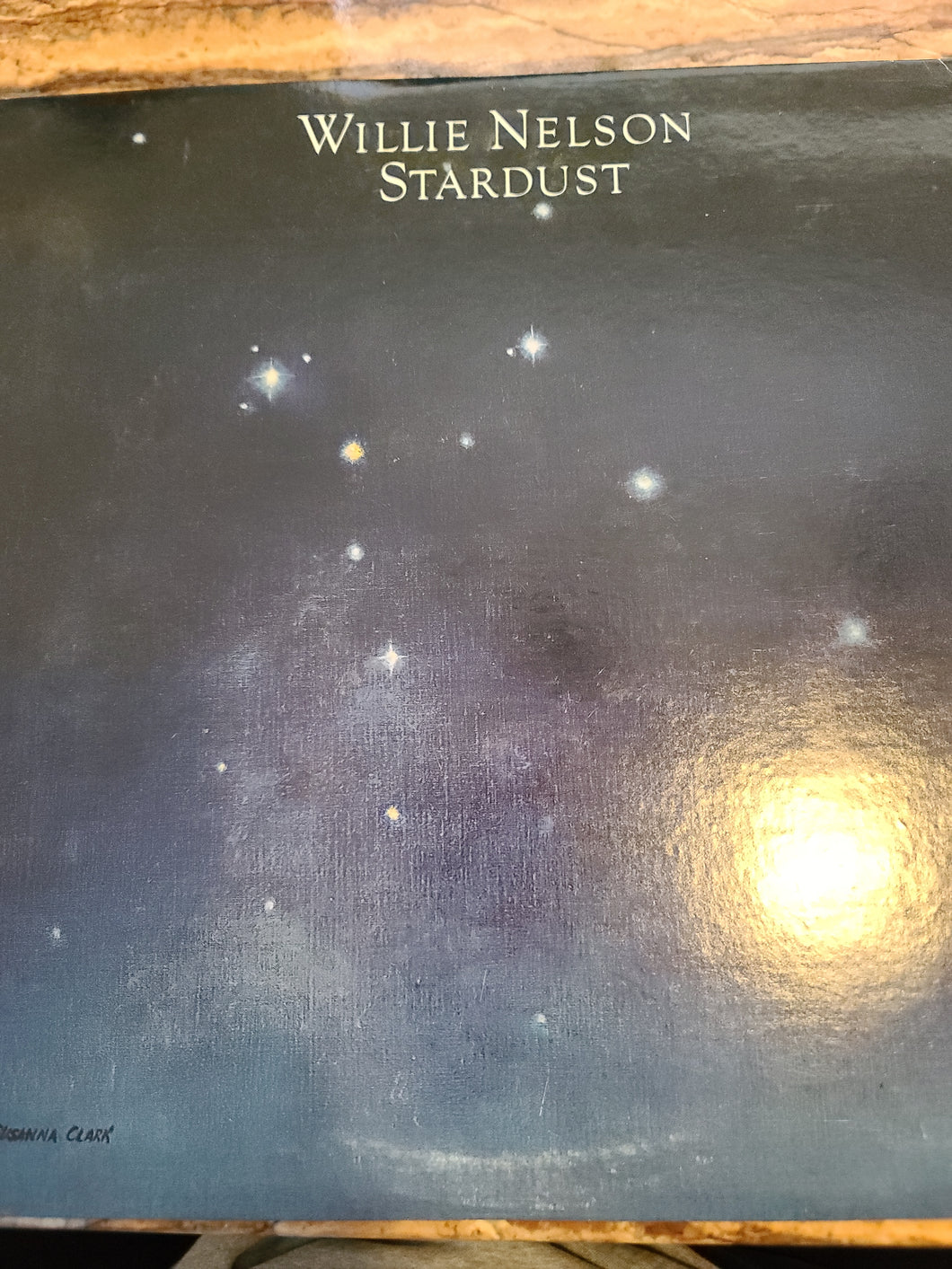 Willie Nelson Stardust Vinyl Record chipped