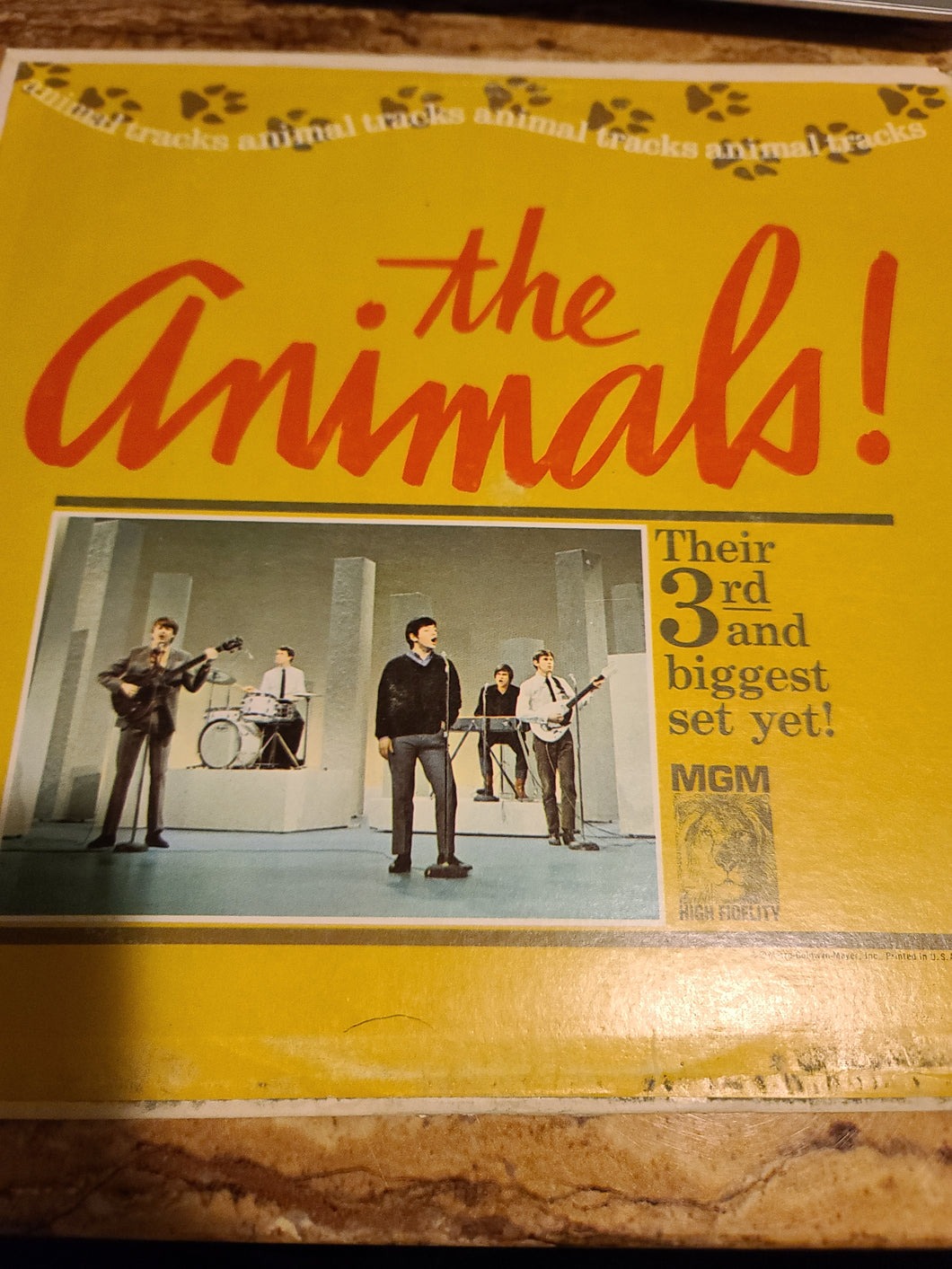 The Animals Animal Tracks original Vinyl