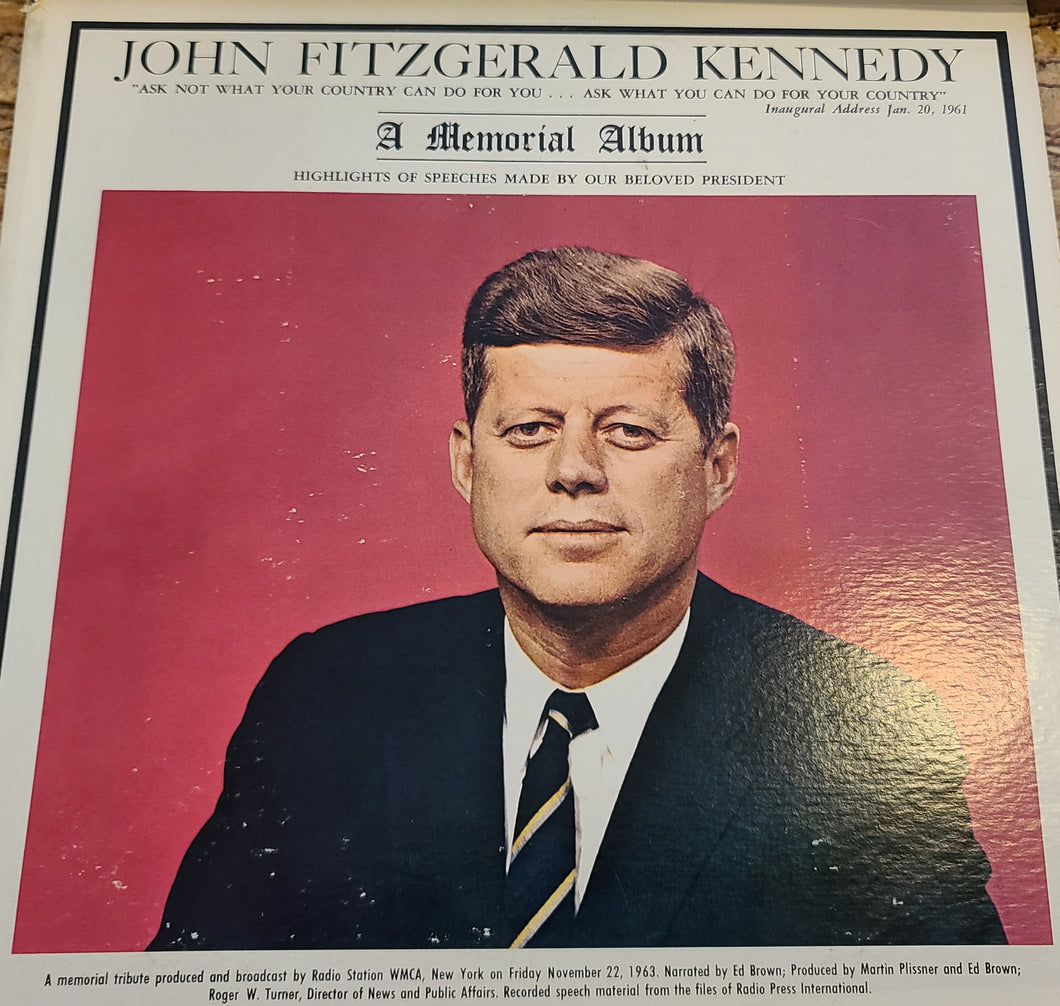 John F Kennedy Memorial Album Original Vinyl