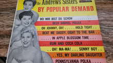 将图片加载到图库查看器，The Andrews Sisters By Popular Demand
