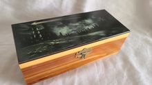 Charger l&#39;image dans la galerie, Treasure Chest Oklahoma decorative Box with Lighthouse
