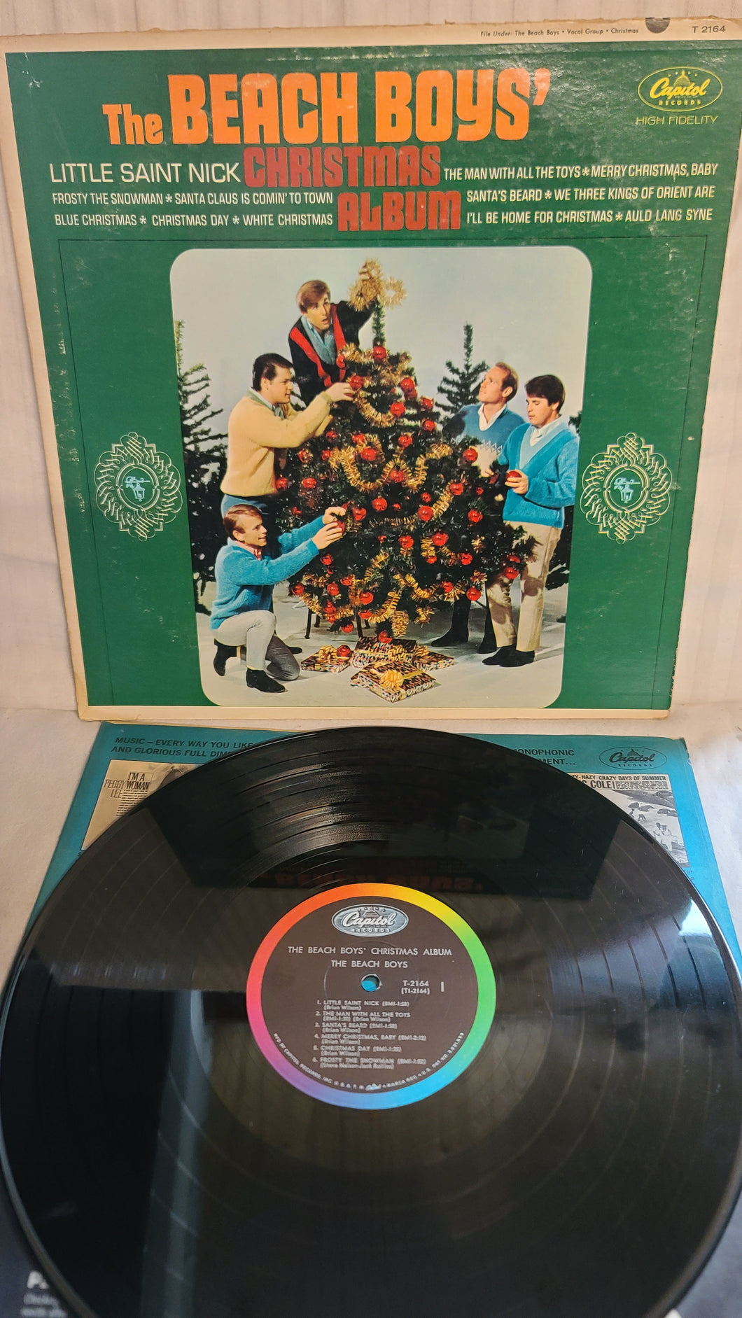 The Beach Boys Christmas Album Vinyl in Good Condition