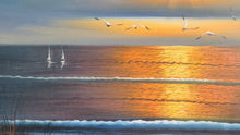 Load image into Gallery viewer, Sunset Ocean Painting by Lynn
