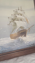 将图片加载到图库查看器，Sailboat Painting by B. Crompton
