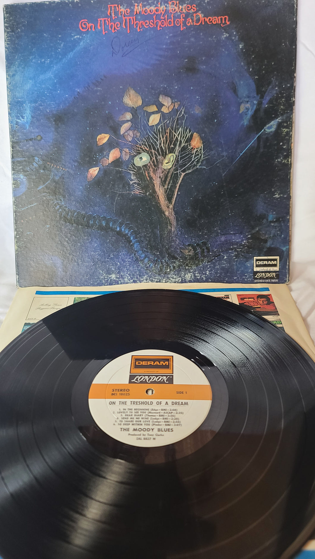 The Moody Blues On The Threshold of a Dream 1969 Vinyl Record