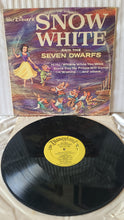将图片加载到图库查看器，Walt Disney&#39;s Snow White And The Seven Dwarfs Original 1963 Vinyl Record
