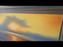 Charger et lire la vidéo dans la visionneuse de la Galerie, Sunset Ocean Painting by Lynn

