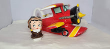将图片加载到图库查看器，Betty Boop Coca-Cola Premiere Edition Biplane Teapot #824/2400
