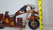 Charger l&#39;image dans la galerie, Vintage Handmade Wooden Motorcycle Collectible
