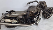 Cargar imagen en el visor de la galería, Welded Metal Motorcycle Sculpture
