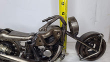 Cargar imagen en el visor de la galería, Welded Metal Motorcycle Sculpture
