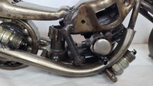Load image into Gallery viewer, Welded Metal Motorcycle Sculpture
