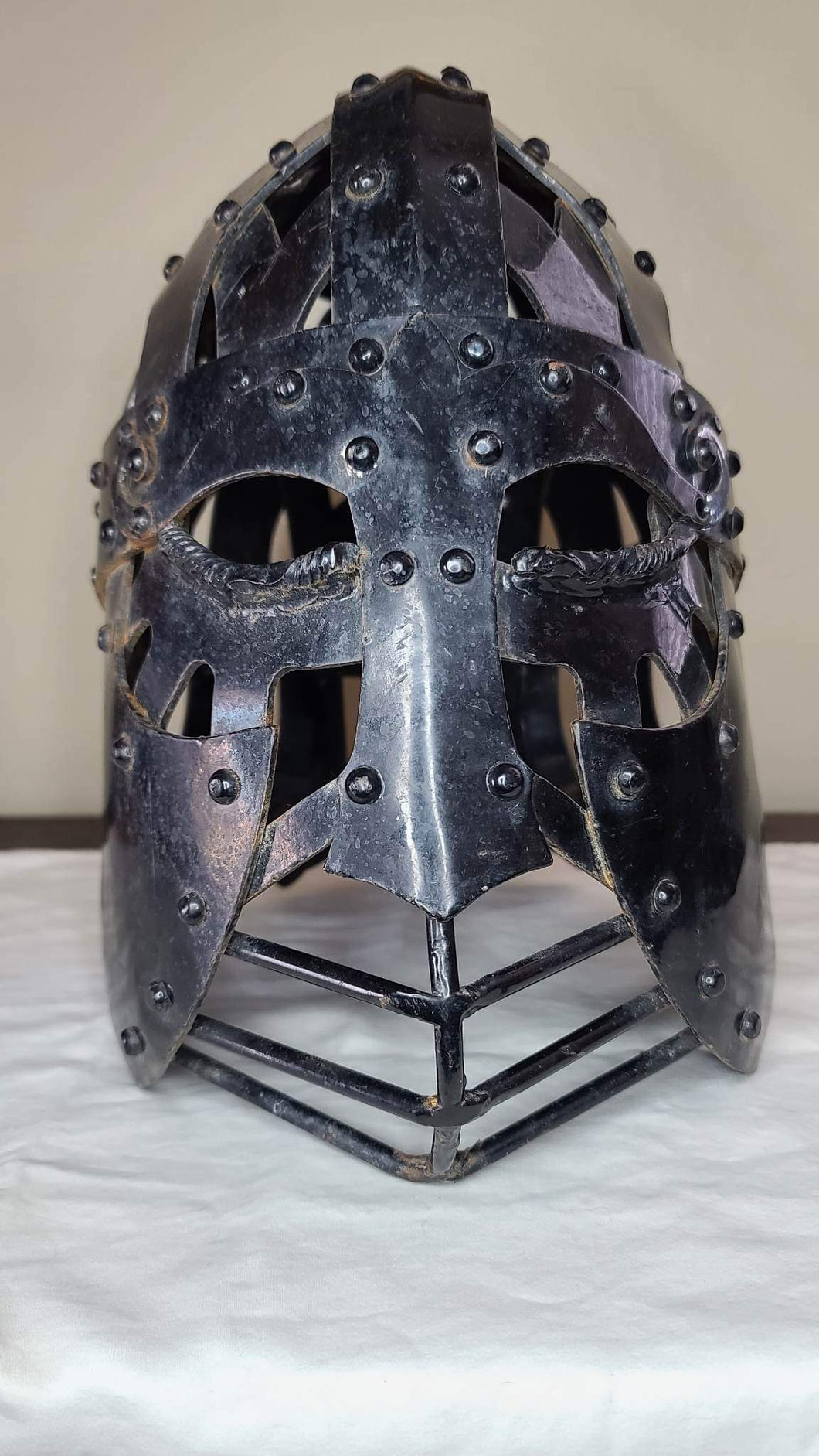 Metal Medieval Valsgarde Helmet Armor Mask