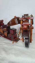 Load image into Gallery viewer, Vintage Handmade Wooden Motorcycle Collectible
